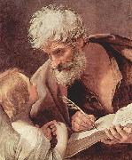 Guido Reni Hl. Matthaus Evangelist und der Engel oil